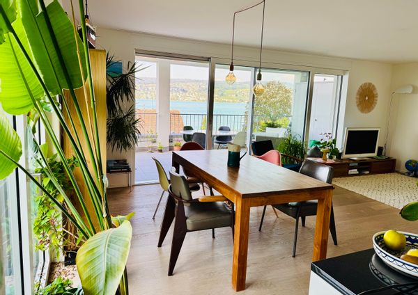 À deux pas du lac, Zurich à 10 min et les Alpes à une heure : détente, culture et nature réunies.