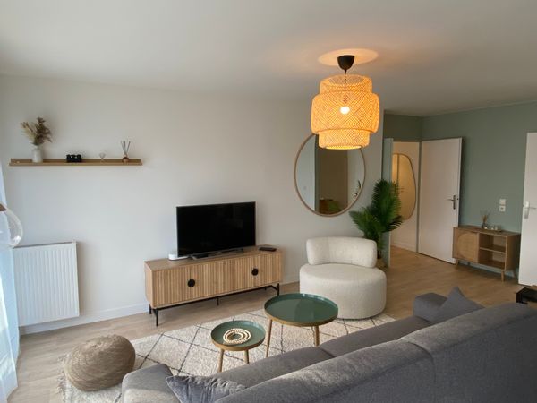 Confortable 3 pièces tout équipé, aux portes de Paris.