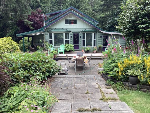 Christine (Phoebe)'s house 2 bedroom cottage, with a sleeping attic on Hornby Island