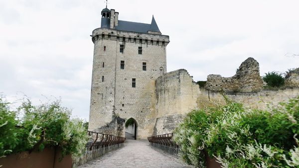 superbe duplex rénové, au calme et proche centre ville à côté du château de chinon