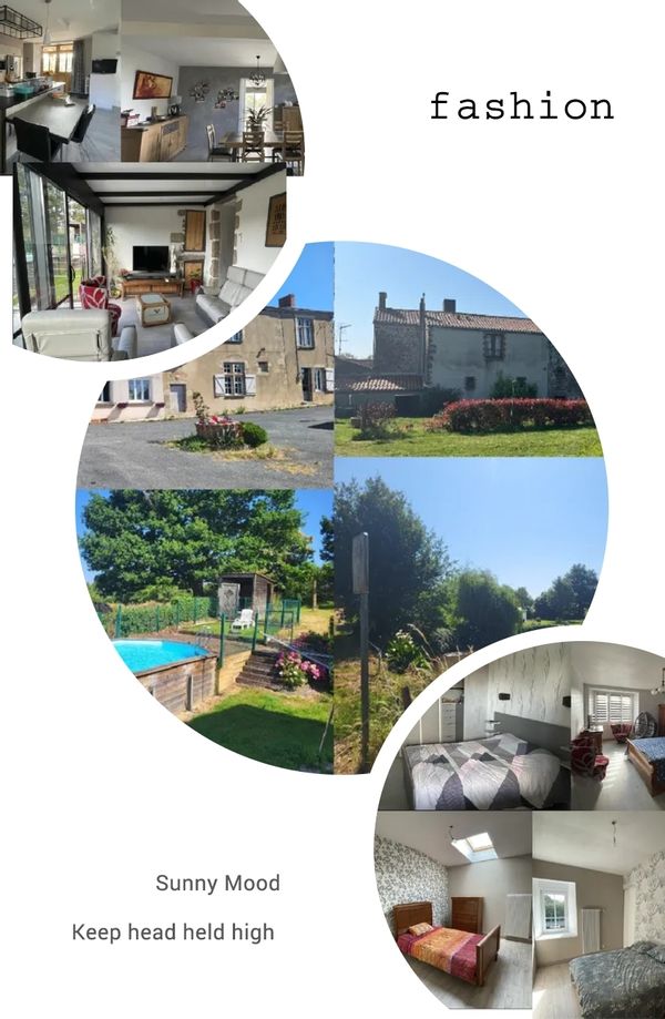 paisible et verdoyant, propriété offre de beaux volumes et un beau potentiel - jardin avec piscine.