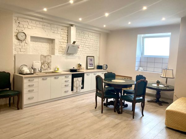 Flat in Riga Art Nouveau area.