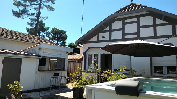 La cabane du Betey, maison de plage sur le Bassin d'Arcachon