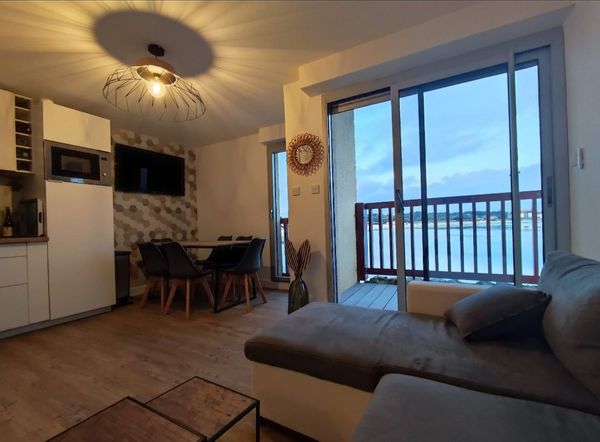 appartement au pied du lac et de la plage