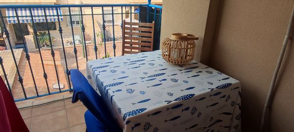 Bonito apartamento a 5min en coche de la laguna salada Mar Menor.Zonas ajardinadas en el exterior