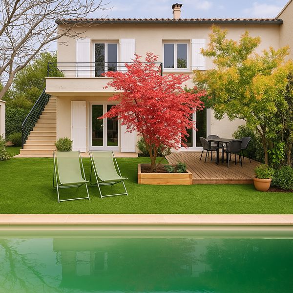 Maison 5 chambres au coeur du village de rapheles les Arles.