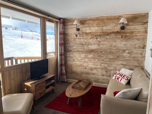 Superbe appartement sur les pistes 4 chambres 9 personnes à la Plagne