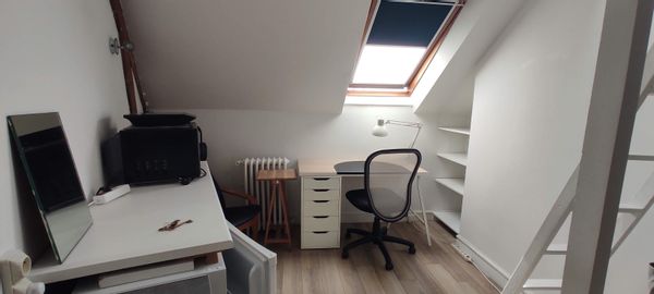 La chambre sous les toits de Bénédicte.