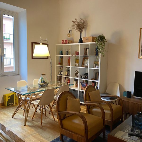 2-bedroom apartment with terrace in townhouse with private garden in Rome