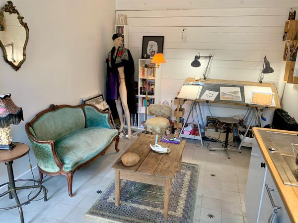 Le « bateau », petit nid perché sur les hauteurs de Bagnolet, limitrophe Montreuil.