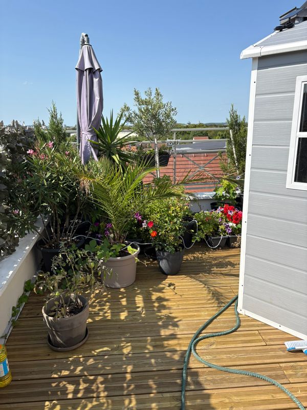 Appartement duplex avec 4 chambres à 25 minutes de Paris avec une grande terrasse