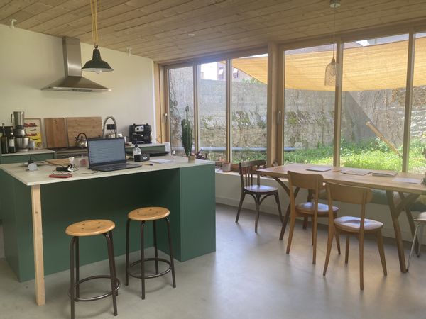 Maison de ville avec jardin