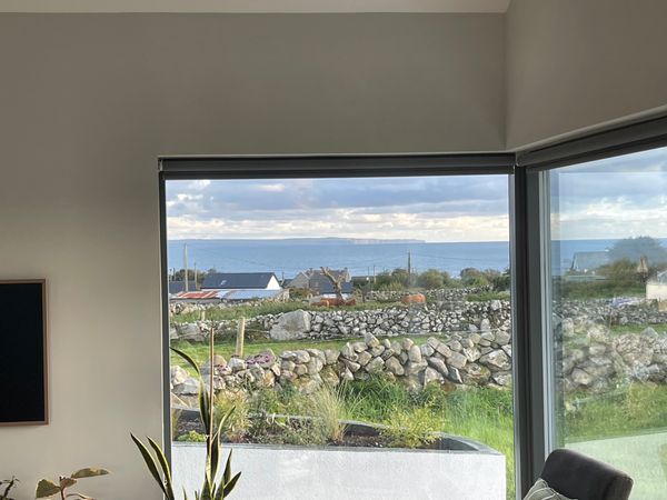 Fabulous new build on the Wild Atlantic Way overlooking Galway Bay and the Burren.