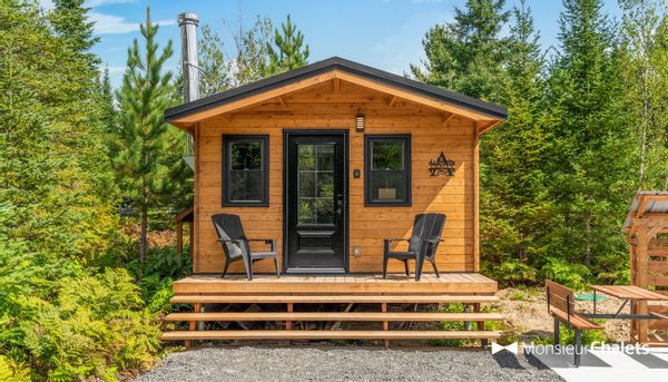 Mini-chalet canadien au cœur de la nature