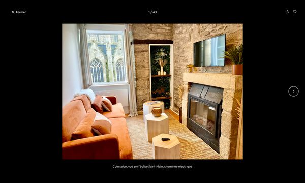 Charmant T2, parking inclus, cœur historique de DINAN, vue exceptionnelle !