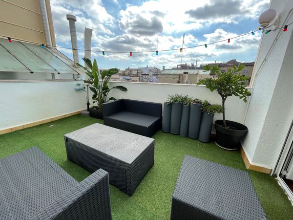 Une chambre double dans un duplex