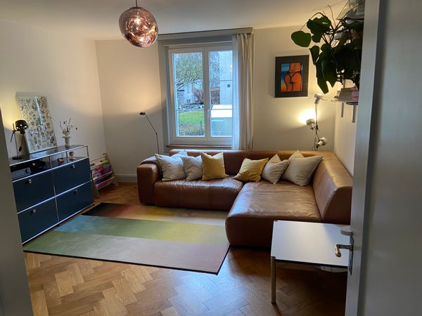 Charmante 3-Zimmerwohnung  mit Gartensitzplatz, gemütlich & stadtnah in Bern-Bümpliz