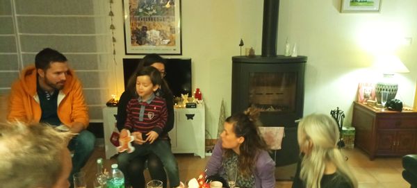 La maison de MARTINE ET FELIX dans un cadre verdoyant