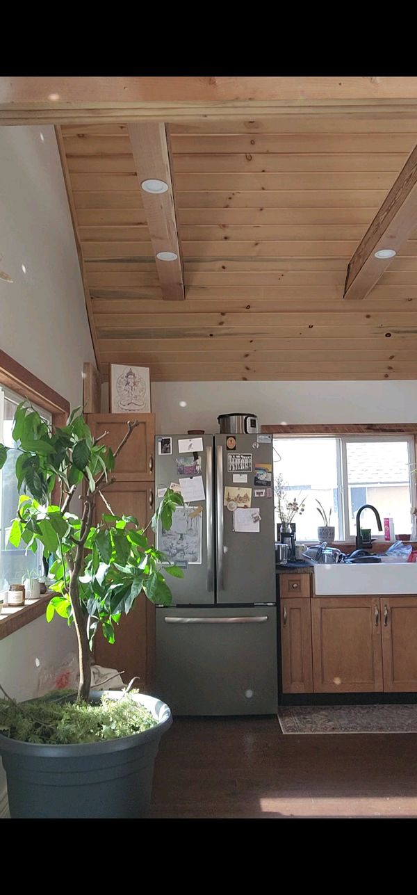 Sarahs apartment is nestled in the heart of Cumberland, BC. South facing, with a mountain view.