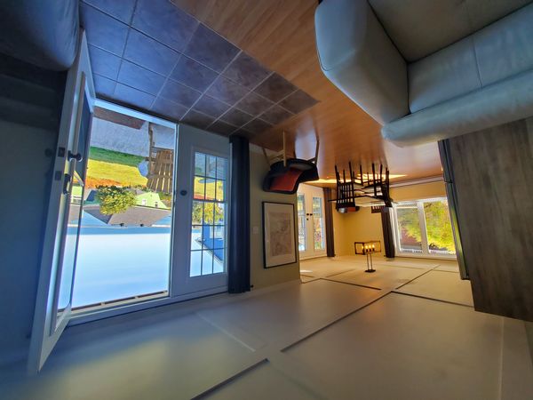 Appartement en rez-de-jardin avec vue sur le fleuve St-Laurent