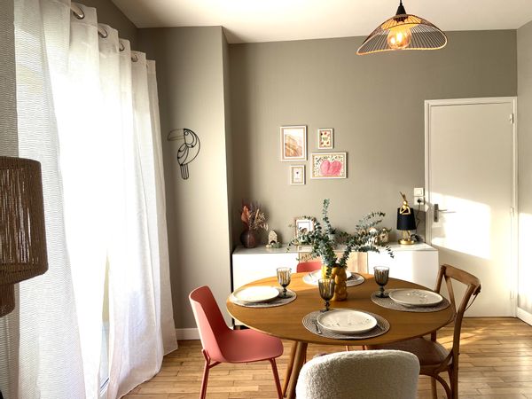 Petit cocon au cœur de Saint-Lô, avec vue sur les remparts.