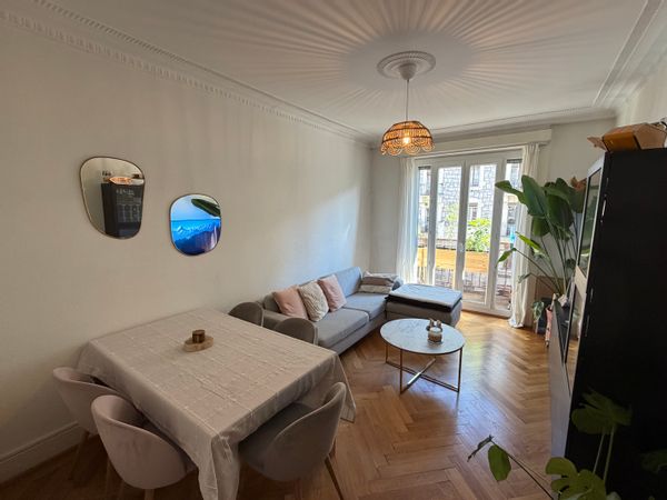 Charmant appartement de 65m2 en plein cœur de Genève au bord du Rhône