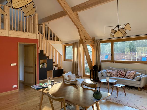 Appartement dans écolieu, campagne proche Paris et Versailles