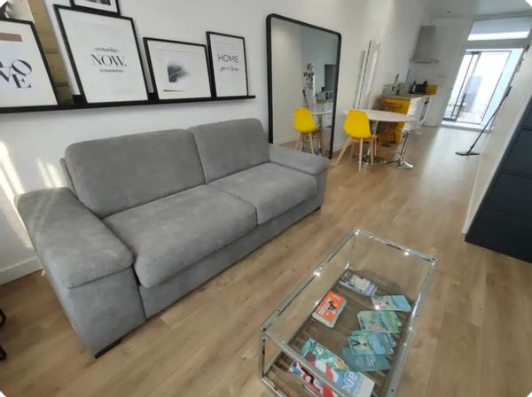 Joli appartement de 50m2 avec terrasse, proche centre ville