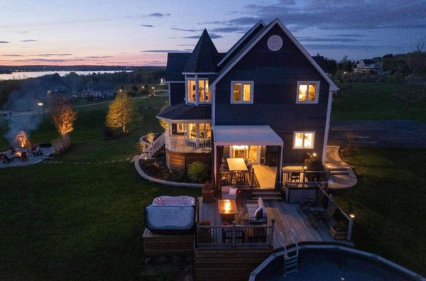 La maison de Marie-Christine au Québec, confortable avec vue époustouflante