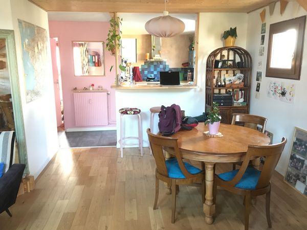 Duplex entre ville, lacs et montagnes