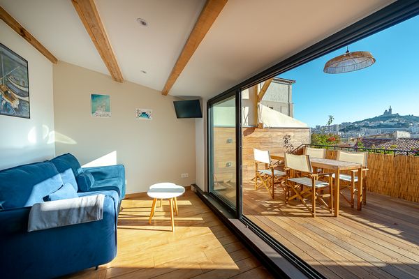 Rooftop Marseille Le Panier - Panorama Notre Dame