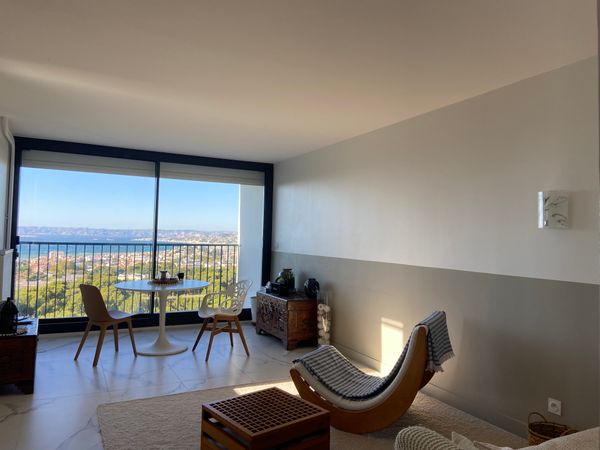 Appartement 7ème étages avec vue mer.