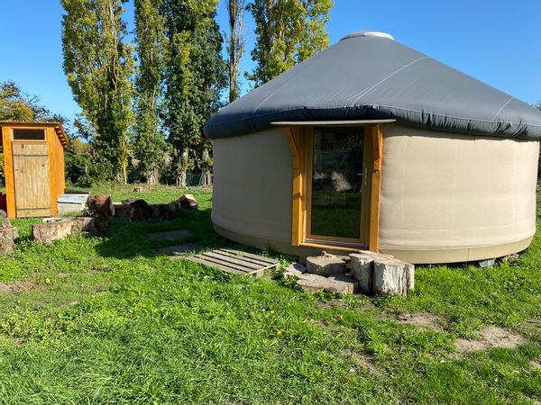 Yourte pour 2 personnes en Anjou.