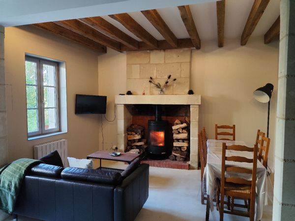 Maison Troglodyte 5 personnes avec vu sur la Loire