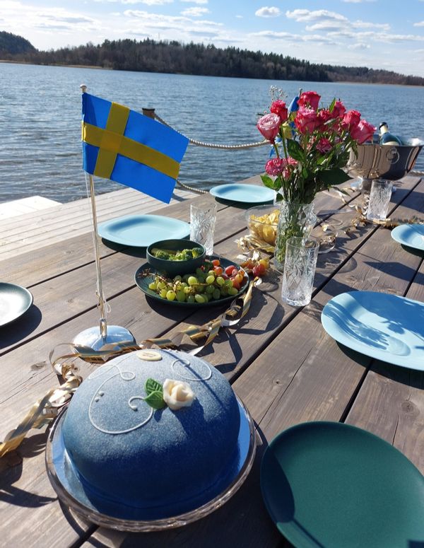 Lakehouse in Swedish countryside