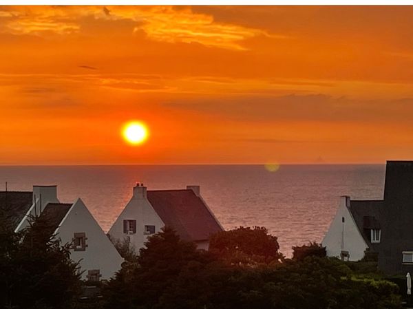 La maison de Delphine et Simon,
vue sur mer et le mont St Michel