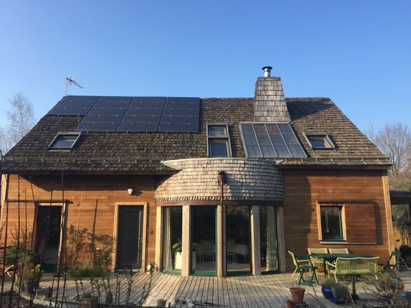 La maison en bois&chanvre de Christiane et Patrick