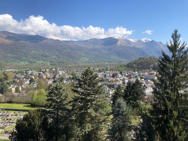 Belle vue sur les montagnes.