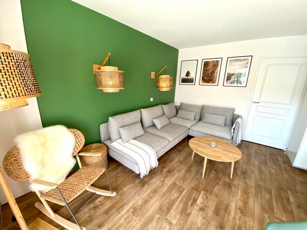 Cottage pour 6 personnes + 1 bébé, en bord d'un lac et sur la Côte d'Opale