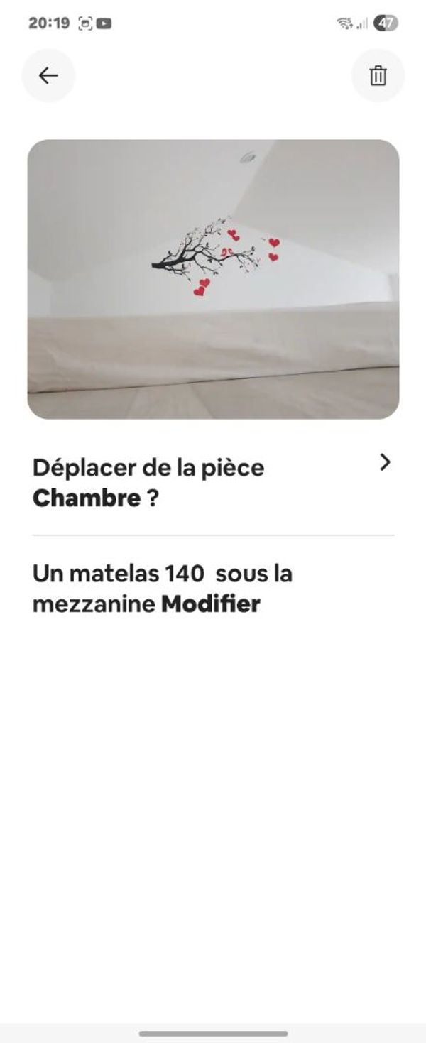 Matelas 140 sur Mezzanine, plus d intimité....