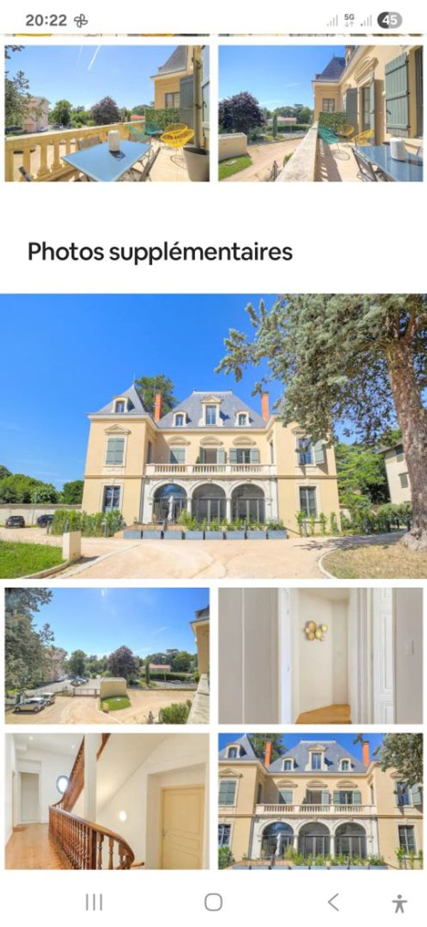 Dans un Château/Appartement 2 chambres/Terrasse/Parking