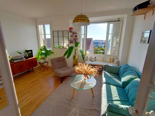 Appartement 2 chambres traversant Tours