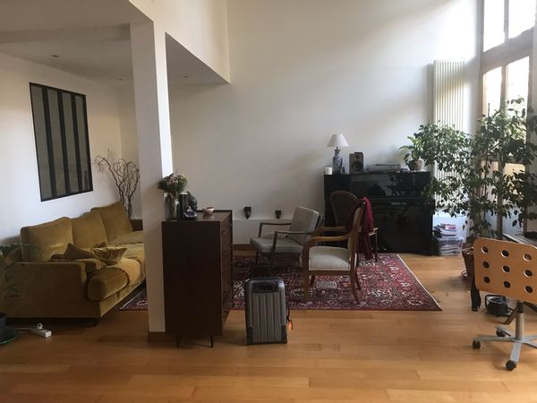 Loft d'artiste avec jardin