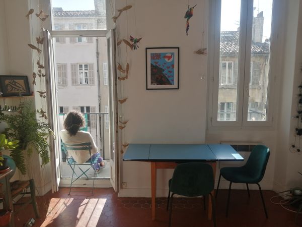 Joli appartement lumineux dans le centre de Marseille, 2 chambres, balcon