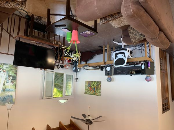 Waterfront apartment with pool