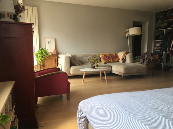 Appartement - une chambre, lit simple - un salon, lit double au coeur de Paris.
