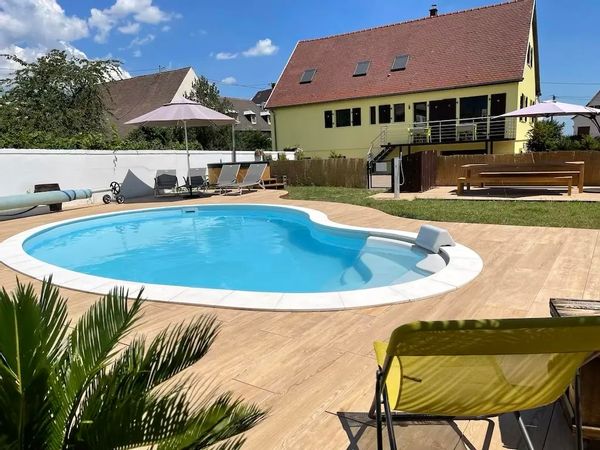 Maison en Alsace avec spa au coeur du vignoble