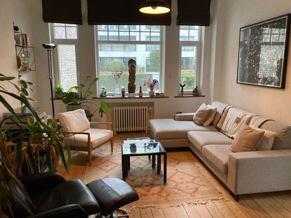 Maison bruxelloise avec jardin