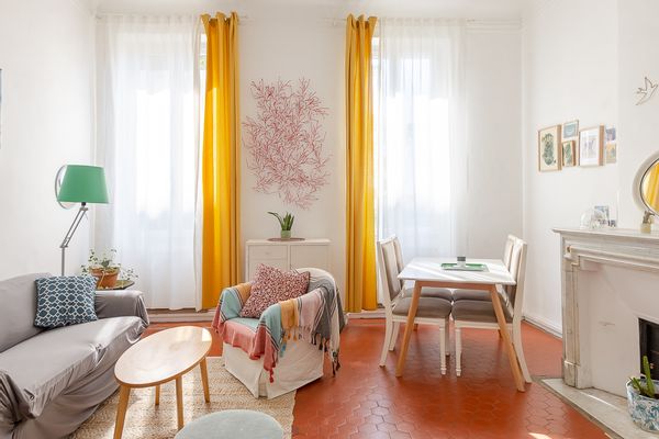 Appartement spacieux et lumineux en plein coeur de Marseille au calme et pourtant très central.
