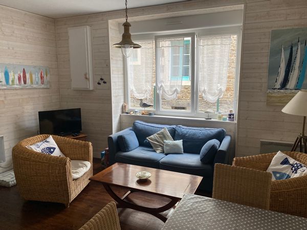 Maison typique sur le port de Cancale